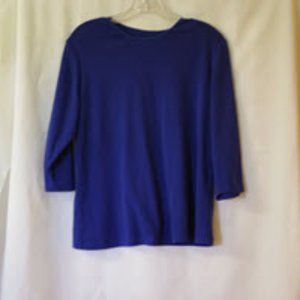Women's Christopher & Banks 3/4 Sleeve Stretchy Tee